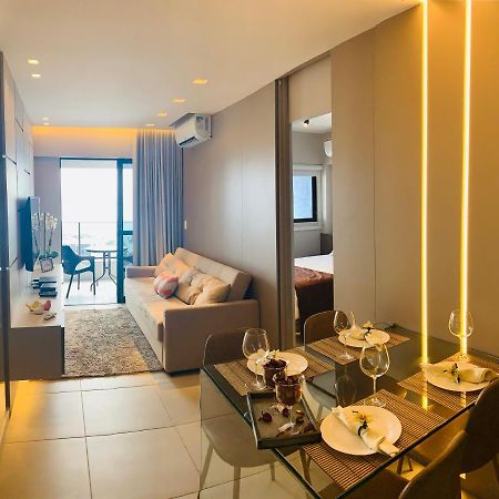 Luxo 1406 - Quarto E Sala Com Varanda Frente Mar Ponta Verde Масейо Экстерьер фото