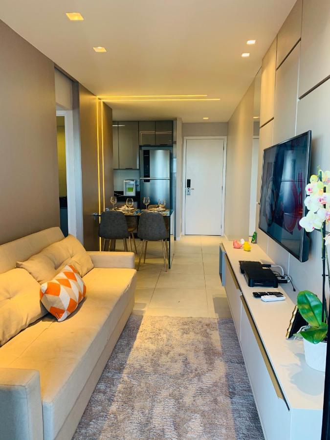 Luxo 1406 - Quarto E Sala Com Varanda Frente Mar Ponta Verde Масейо Экстерьер фото